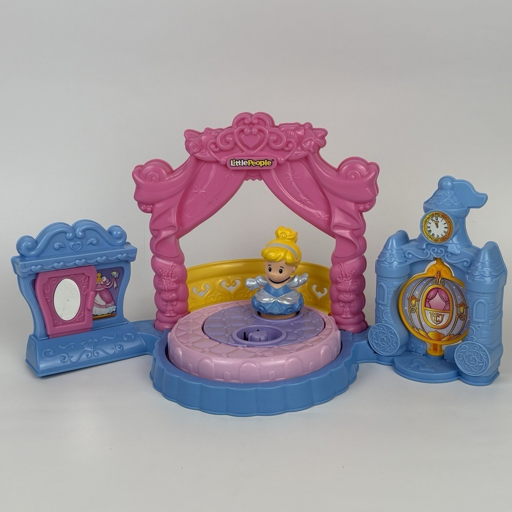Fisher Price Little People Disney Princess Cinderella's Ball With Figure 2014 - Picture 1 of 11